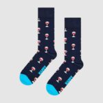 Calzini Lunghi Happy Socks GLASS OF WINE SOCK Blu - Foto 1