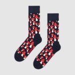 Calzini Lunghi Happy Socks MUSHROOM SOCK UNISEX Blu - Foto 1