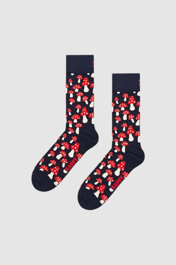 Calzini Lunghi Happy Socks MUSHROOM SOCK UNISEX Blu