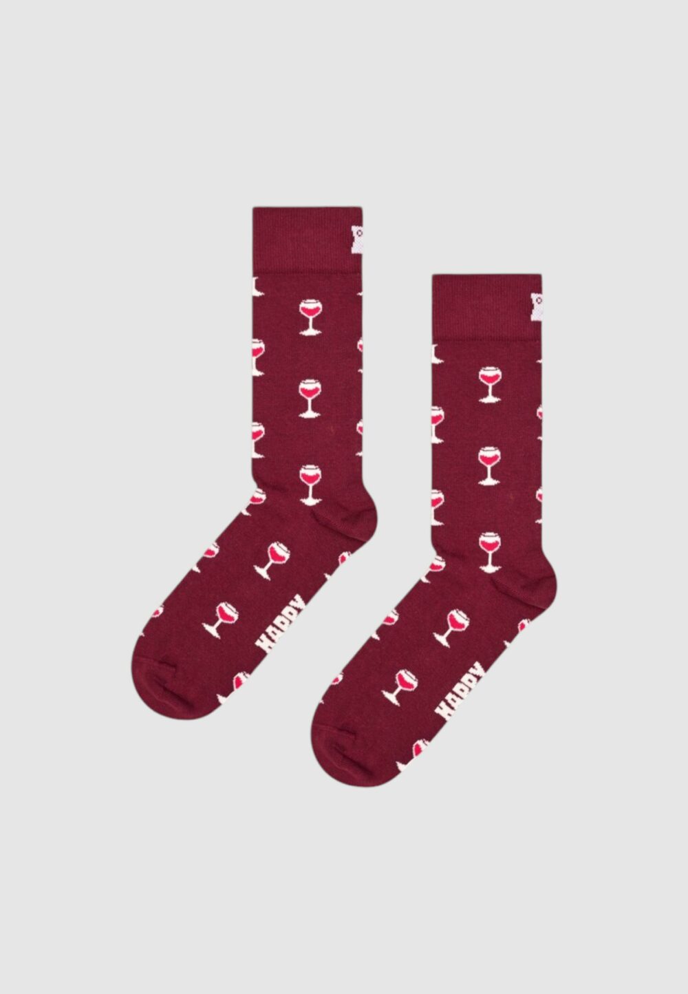 Calzini Lunghi Happy Socks GLASS OF WINE SOCK Bordeaux - Foto 1