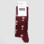 Calzini Lunghi Happy Socks GLASS OF WINE SOCK Bordeaux - Foto 2