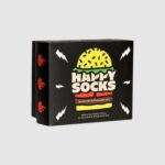 Calzini Lunghi Happy Socks 2-PACK BLAST OFF BURGER SOCKS GIFT SET Nero - Foto 1