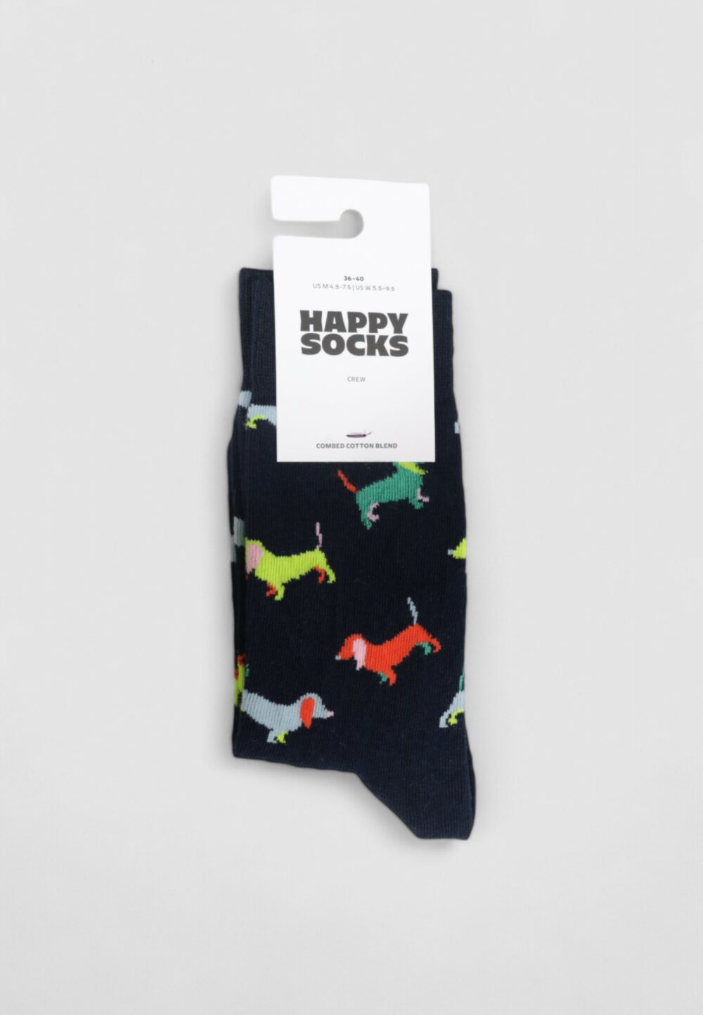 Calzini Lunghi Happy Socks PUPPY LOVE SOCK UNISEX Nero - Foto 1