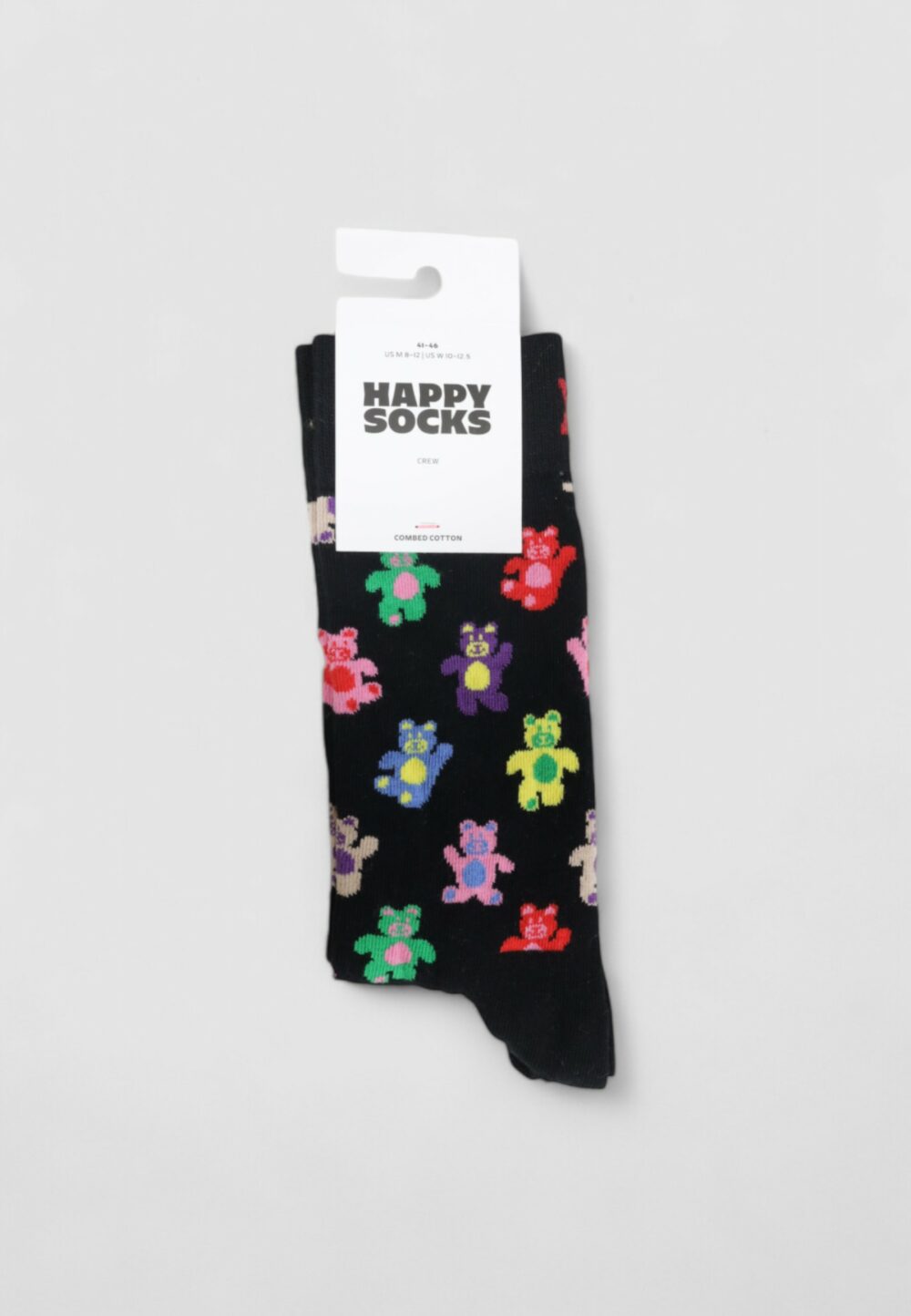 Calzini Lunghi Happy Socks TEDDY BEAR SOCK UNISEX Nero - Foto 2