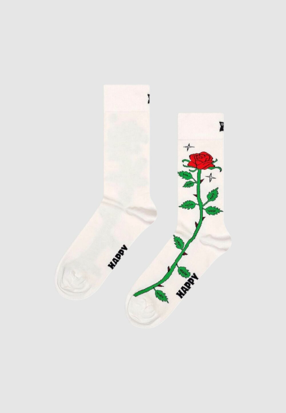 Calzini Lunghi Happy Socks ROSE SOCK UNISEX Panna - Foto 1