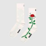 Calzini Lunghi Happy Socks ROSE SOCK UNISEX Panna - Foto 1