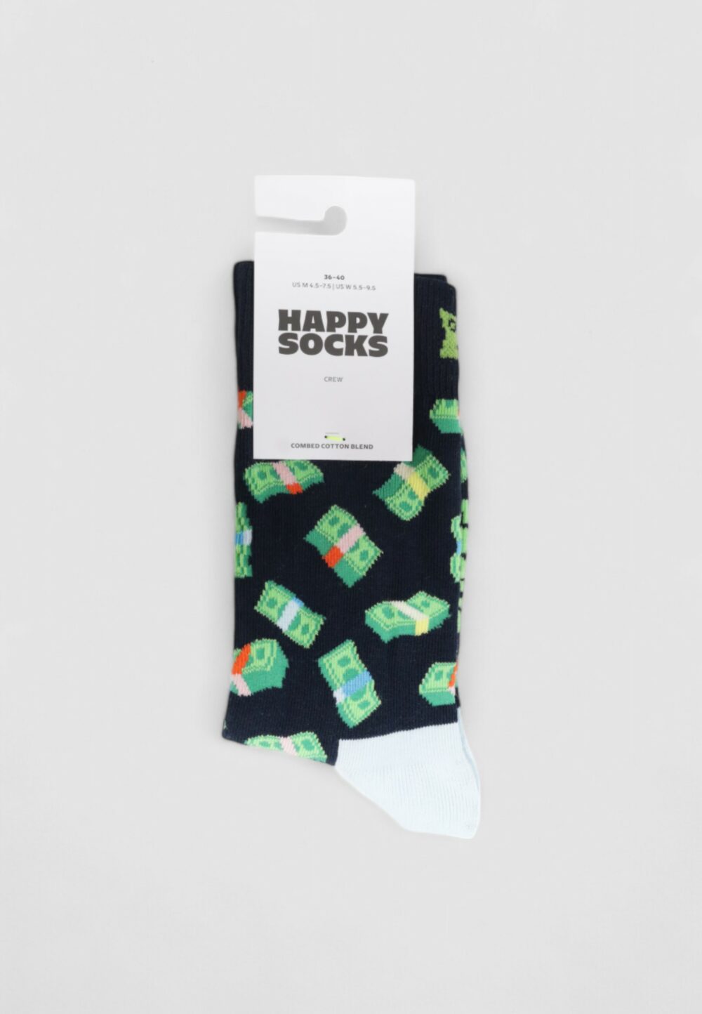 Calzini Lunghi Happy Socks MONEY MONEY SOCK UNISEX Verde - Foto 2