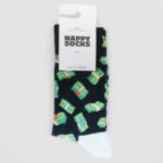 Calzini Lunghi Happy Socks MONEY MONEY SOCK UNISEX Verde - Foto 2