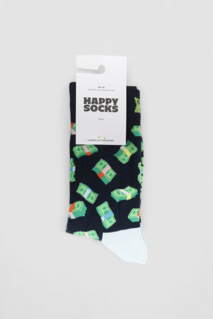 Calzini Lunghi Happy Socks MONEY MONEY SOCK UNISEX Verde