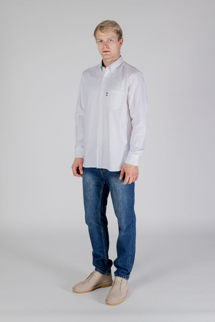 Camicia manica lunga Aquascutum ACTIVE OXFORD SHIRT Bianco