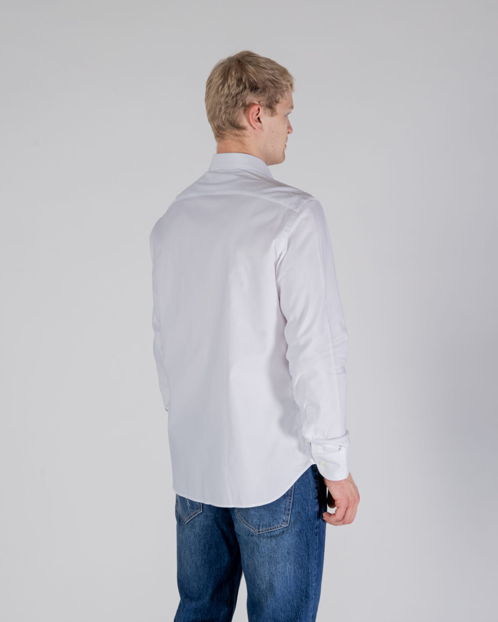 Camicia manica lunga Aquascutum ACTIVE OXFORD SHIRT Bianco - Foto 3