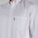 Camicia manica lunga Aquascutum ACTIVE OXFORD SHIRT Bianco - Foto 4