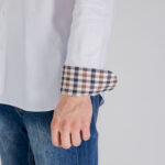 Camicia manica lunga Aquascutum ACTIVE OXFORD SHIRT Bianco - Foto 5