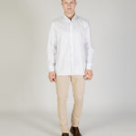 Camicia manica lunga Aquascutum ACTIVE OXFORD SHIRT POCKETLESS Bianco - Foto 2