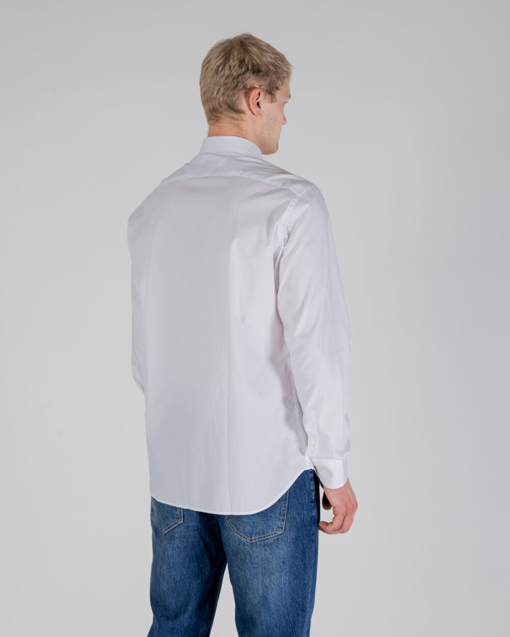 Camicia manica lunga Aquascutum ACTIVE TAILOR SHIRT Bianco - Foto 3