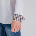 Camicia manica lunga Aquascutum ACTIVE TAILOR SHIRT Bianco - Foto 5