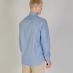 Camicia manica lunga Aquascutum ACTIVE OXFORD SHIRT POCKETLESS Blu - Foto 3