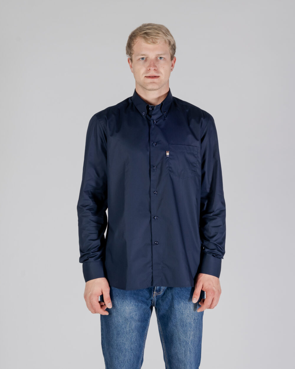 Camicia manica lunga Aquascutum ACTIVE TAILOR SHIRT Blu - Foto 1