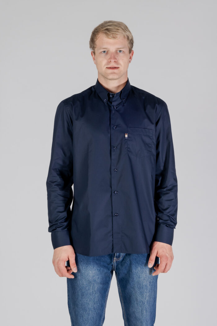 Camicia manica lunga Aquascutum ACTIVE TAILOR SHIRT Blu