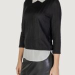 Camicia manica lunga Jacqueline de Yong JDYTONSY LINA 7/8 SHIRT TOP JRS Nero - Foto 1