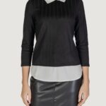 Camicia manica lunga Jacqueline de Yong JDYTONSY LINA 7/8 SHIRT TOP JRS Nero - Foto 2