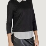 Camicia manica lunga Jacqueline de Yong JDYTONSY LINA 7/8 SHIRT TOP JRS Nero - Foto 4