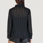 Camicia manica lunga Only ONLTULA LS TIE Black-White - Foto 4