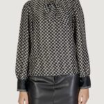 Camicia manica lunga Only ONLJANE LIFE L/S BOW TOP PTM Nero - Foto 5