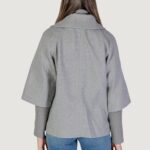 Cappotto Jacqueline de Yong Jdyhannah Short Otw Hab Grigio - Foto 4