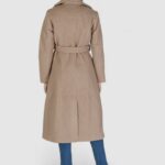 Cappotto Vila Clothes VIJONNO L/S COAT Beige - Foto 4