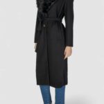 Cappotto Vila Clothes VIMETIL L/S LONG COLLAR COAT/KA Nero - Foto 2