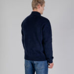 Cardigan Aquascutum ACTIVE CLUB CHECK CARDIGAN Blu - Foto 5