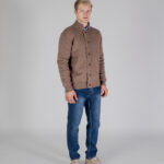 Cardigan Aquascutum ACTIVE CLUB CHECK CARDIGAN Marrone - Foto 2