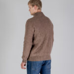 Cardigan Aquascutum ACTIVE CLUB CHECK CARDIGAN Marrone - Foto 5