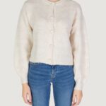 Cardigan Only ONLKLARISA LIFE LS ONE Beige chiaro - Foto 5