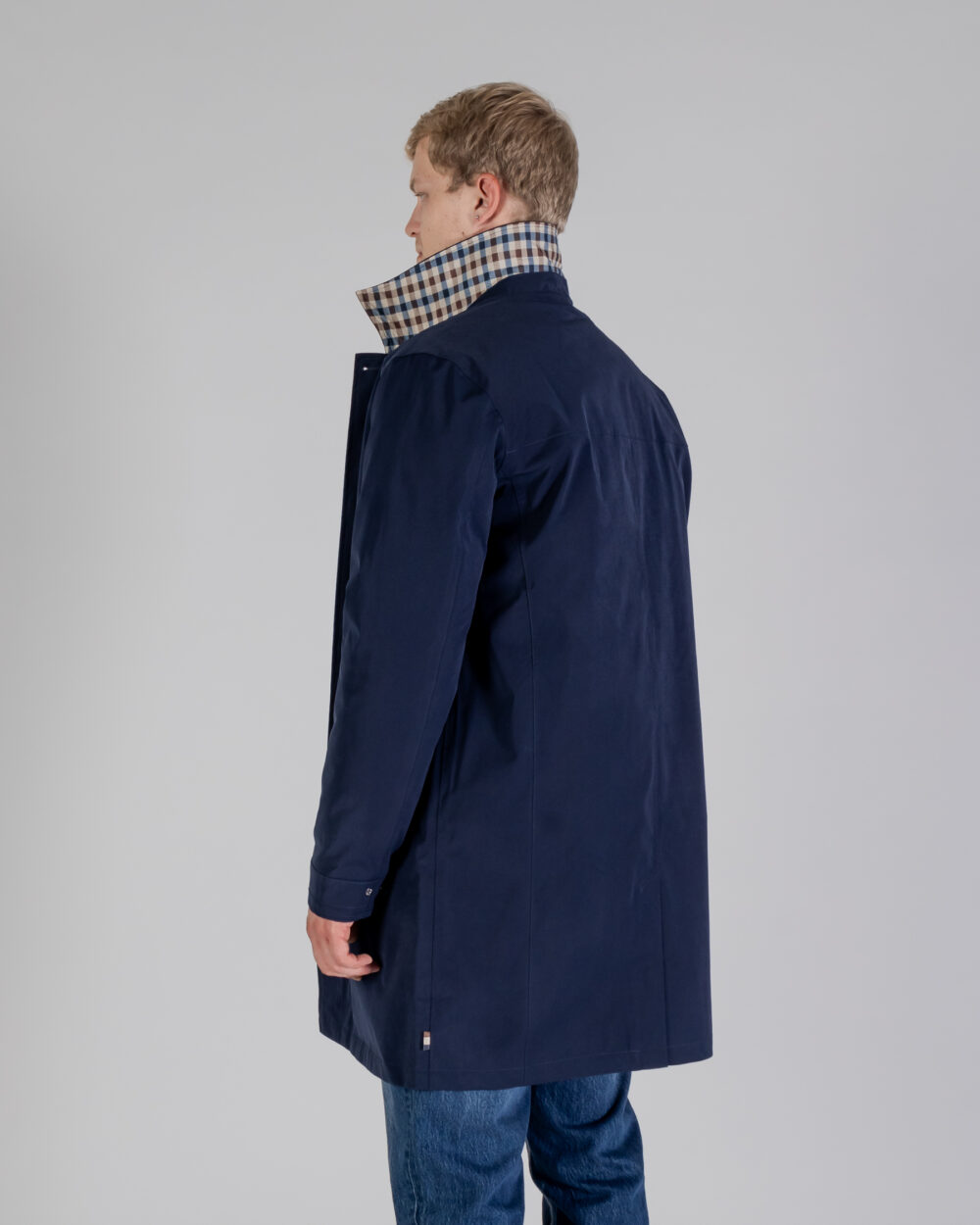 Parka Aquascutum HYDRO 3-WAY ACTIVE TRENCH Blu - Foto 3