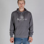 Felpa con cappuccio Aquascutum ACTIVE BIG LOGO HOODIE Antracite - Foto 1