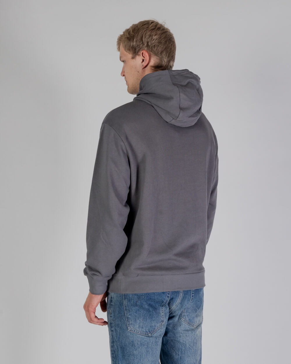 Felpa con cappuccio Aquascutum ACTIVE BIG LOGO HOODIE Antracite - Foto 3