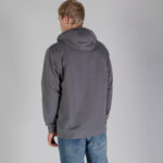 Felpa con cappuccio Aquascutum ACTIVE SMALL LOGO FZ HOODIE Antracite - Foto 3