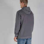 Felpa con cappuccio Aquascutum ACTIVE SMALL LOGO HOODIE Antracite - Foto 4