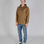 Felpa con cappuccio Aquascutum ACTIVE SMALL LOGO HOODIE Beige scuro - Foto 2