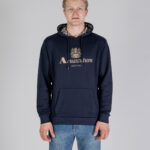 Felpa con cappuccio Aquascutum ACTIVE BIG LOGO HOODIE Blu - Foto 1