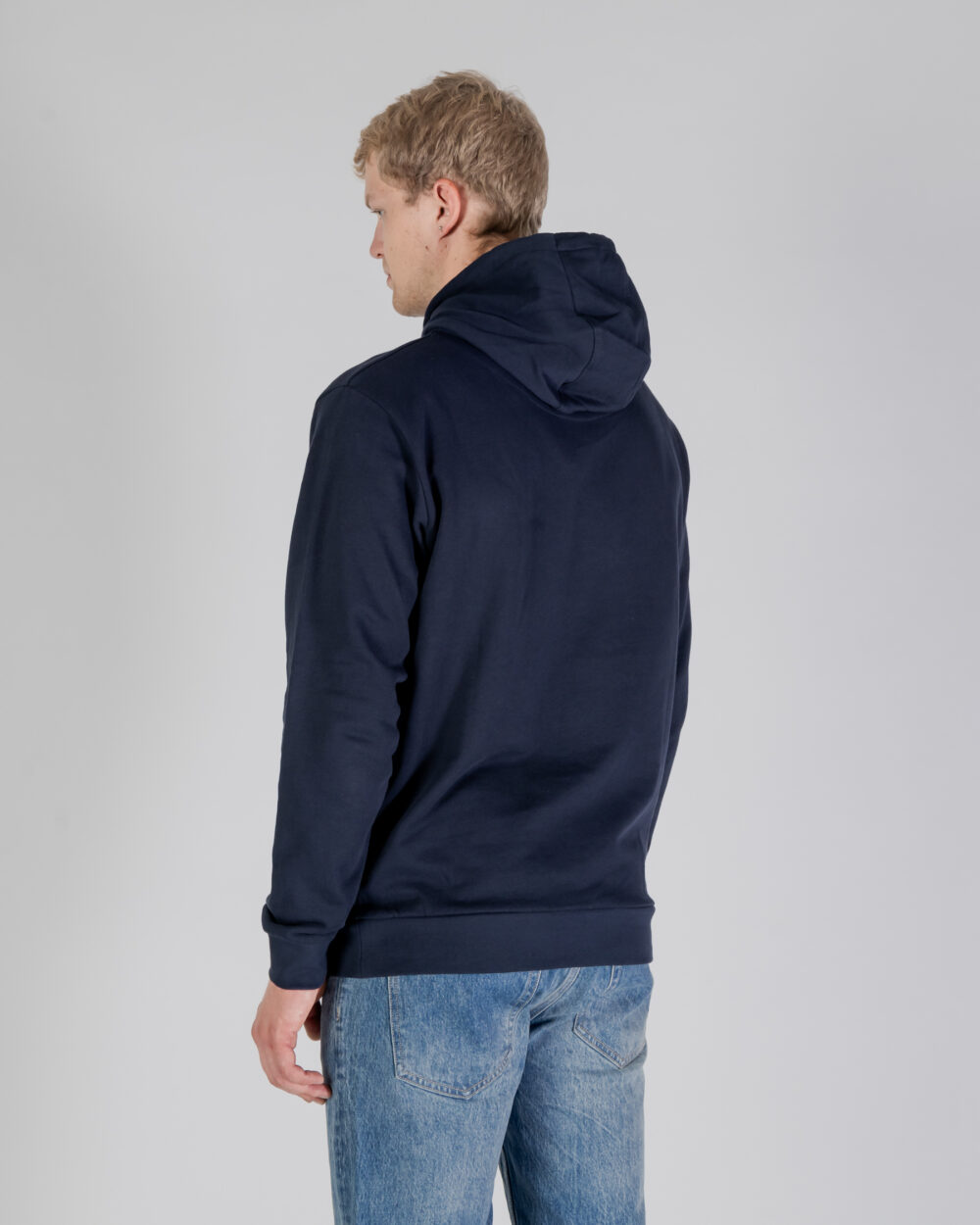 Felpa con cappuccio Aquascutum ACTIVE BIG LOGO HOODIE Blu - Foto 3