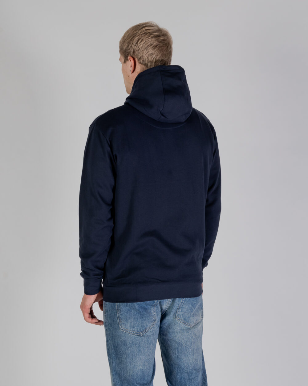 Felpa con cappuccio Aquascutum ACTIVE SMALL LOGO FZ HOODIE Blu - Foto 3