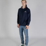 Felpa con cappuccio Aquascutum ACTIVE SMALL LOGO HOODIE Blu - Foto 2