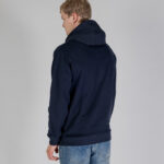 Felpa con cappuccio Aquascutum ACTIVE SMALL LOGO HOODIE Blu - Foto 4