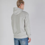 Felpa con cappuccio Aquascutum ACTIVE BIG LOGO HOODIE Grigio - Foto 4