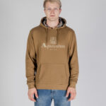 Felpa con cappuccio Aquascutum ACTIVE BIG LOGO HOODIE Marrone - Foto 1