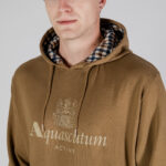 Felpa con cappuccio Aquascutum ACTIVE BIG LOGO HOODIE Marrone - Foto 4