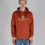 Felpa con cappuccio Aquascutum ACTIVE BIG LOGO HOODIE Ruggine - Foto 1